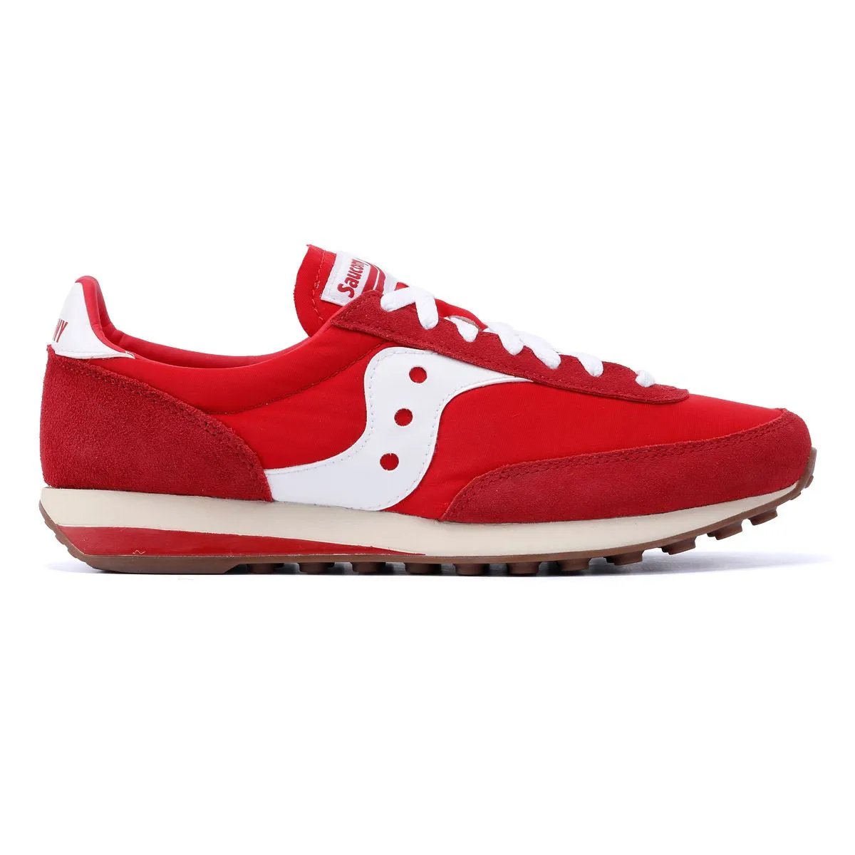 Saucony Trainer 80 Red/White Trainers