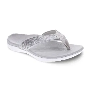 Scholl Sonoma Shimmer Thongs Silver
