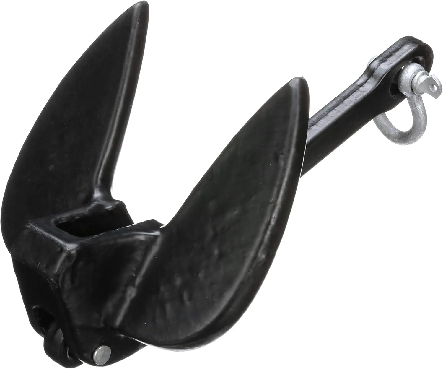 Seachoice Navy Anchor – Cast Iron – Use In Gravel, Stone and Shale Bottoms – Aluminum-Plated – Multiple Sizes