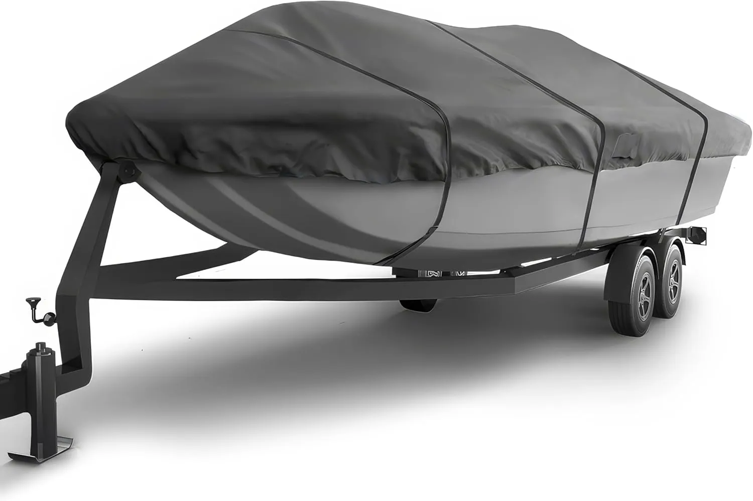 Seal Skin Covers Trailerable Whaler Boat Cover, Heavy-Duty & Waterproof Cover Fits up to 13' L & 68" W, UV-Resistant, Secure Fit with Straps, Ideal for Boston Whaler, Carolina Skiff, Mako & Wellcraft