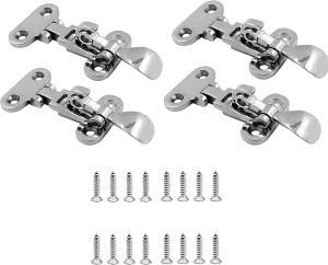 SHENGHUISS Boat Door Lock Latch Anti-Rattle 316 Stainless Steel Marine Hardware Lockable Hold Down Clamp Latch Fastener Clamp with Screws