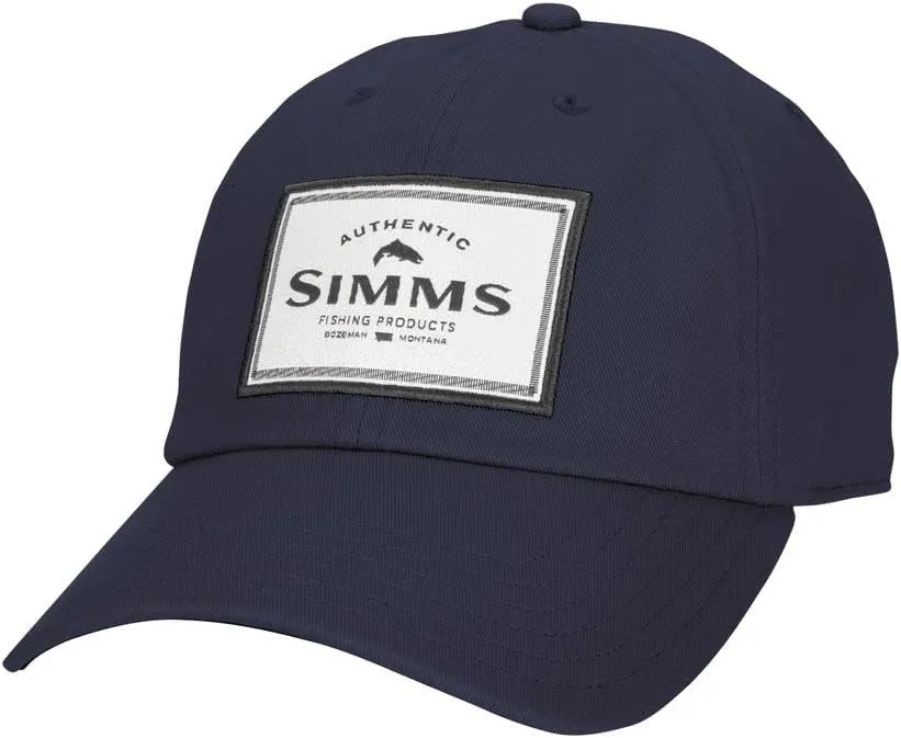 Simms Single Haul Fishing Cap, Low Profile Fishing Hat for Men
