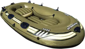 Solstice by Swimline Outdoorsman 9000 Fishing Boat, Green, one Size (31400)