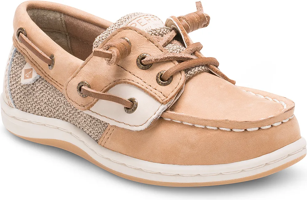 Songfish Junior Boat Shoe - Little Kid Linen / Oat