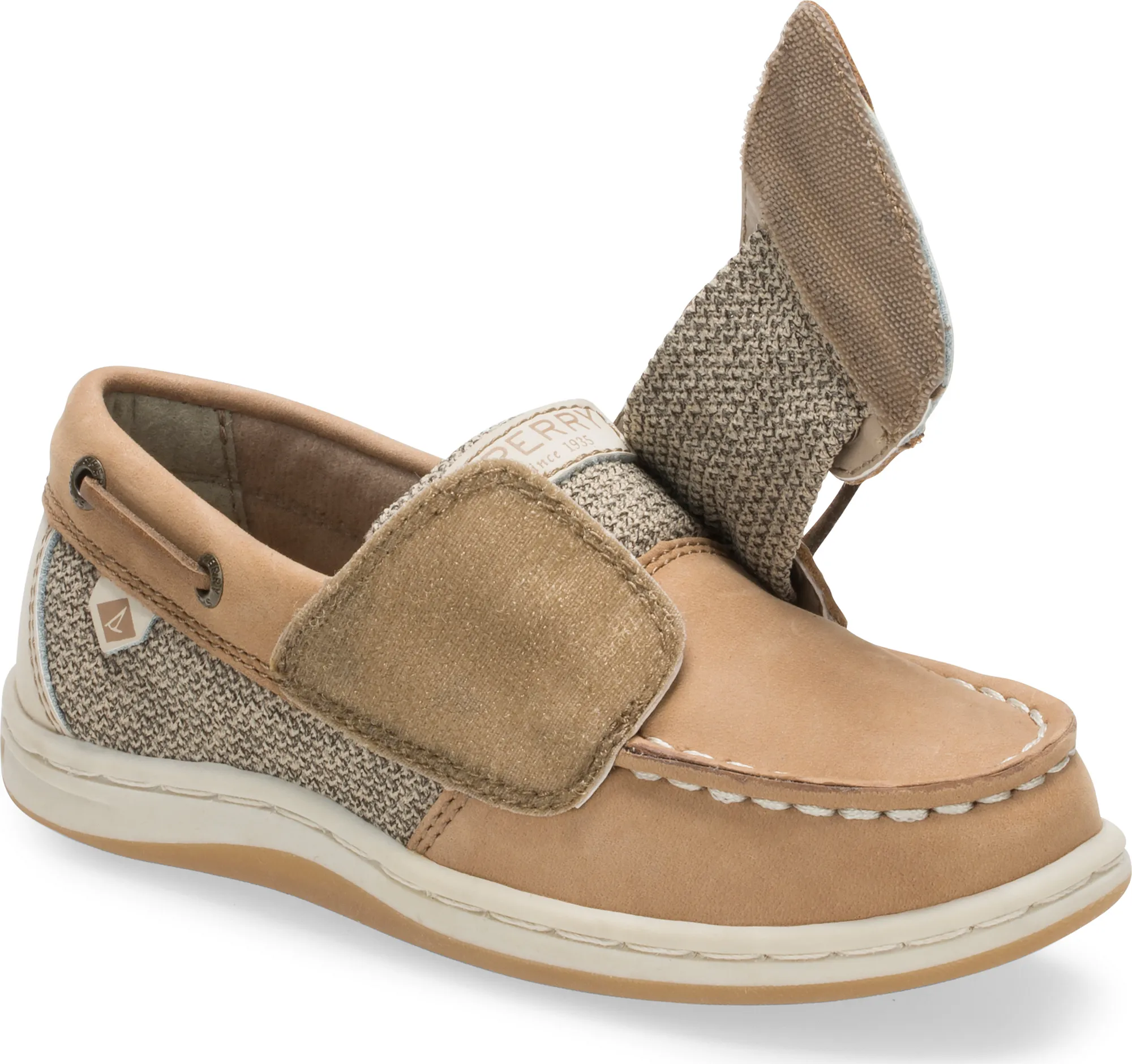 Songfish Junior Boat Shoe - Little Kid Linen / Oat