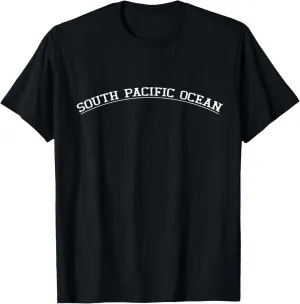 South North Pacific Ocean Vacation Vintage Arched Sport Men T-Shirt