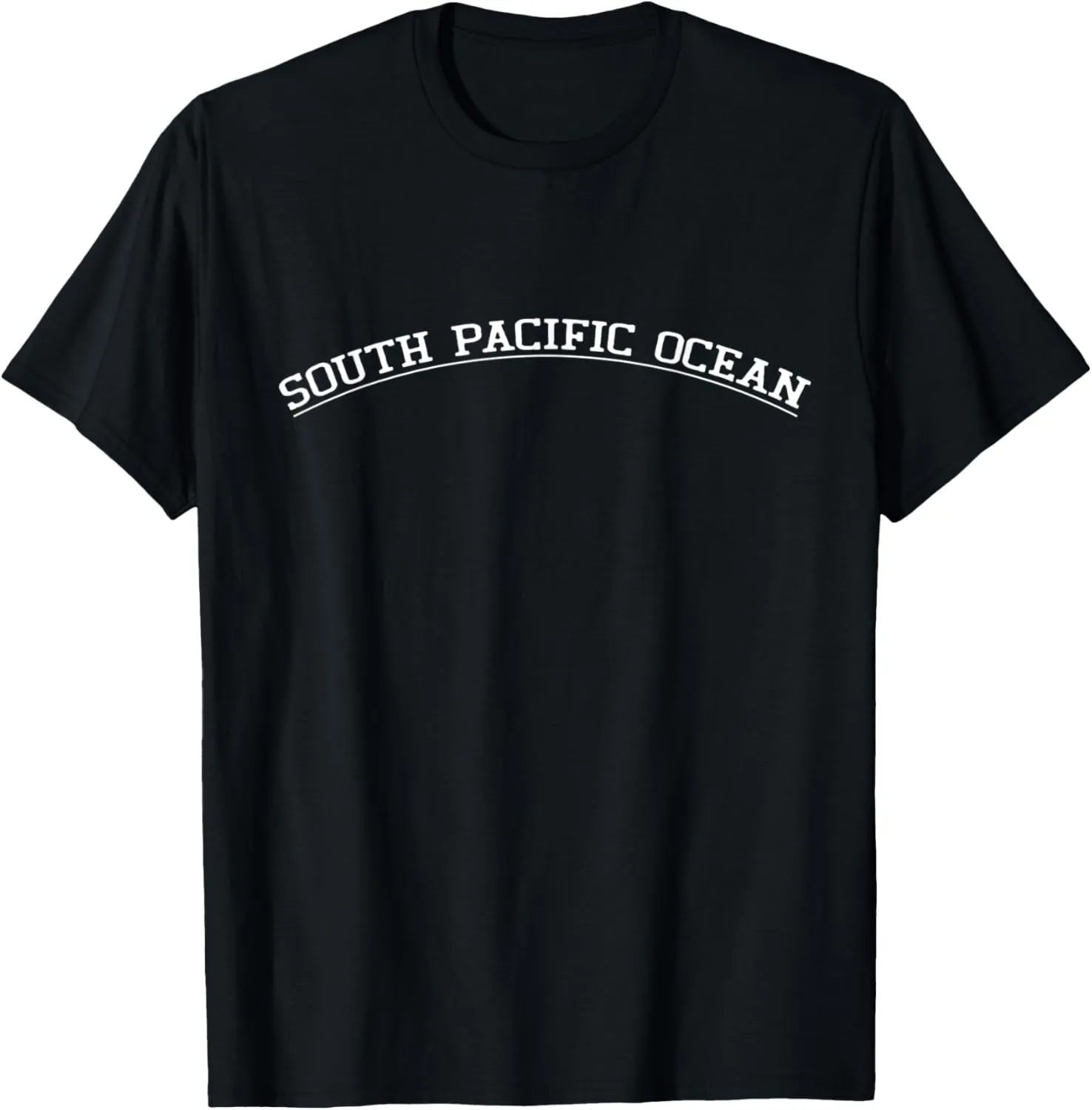 South North Pacific Ocean Vacation Vintage Arched Sport Men T-Shirt