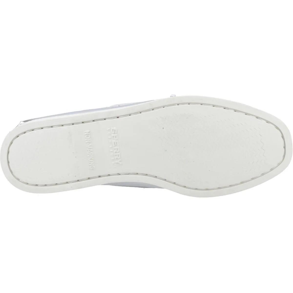Sperry Authentic 2 Eye Boat Shoe Silver