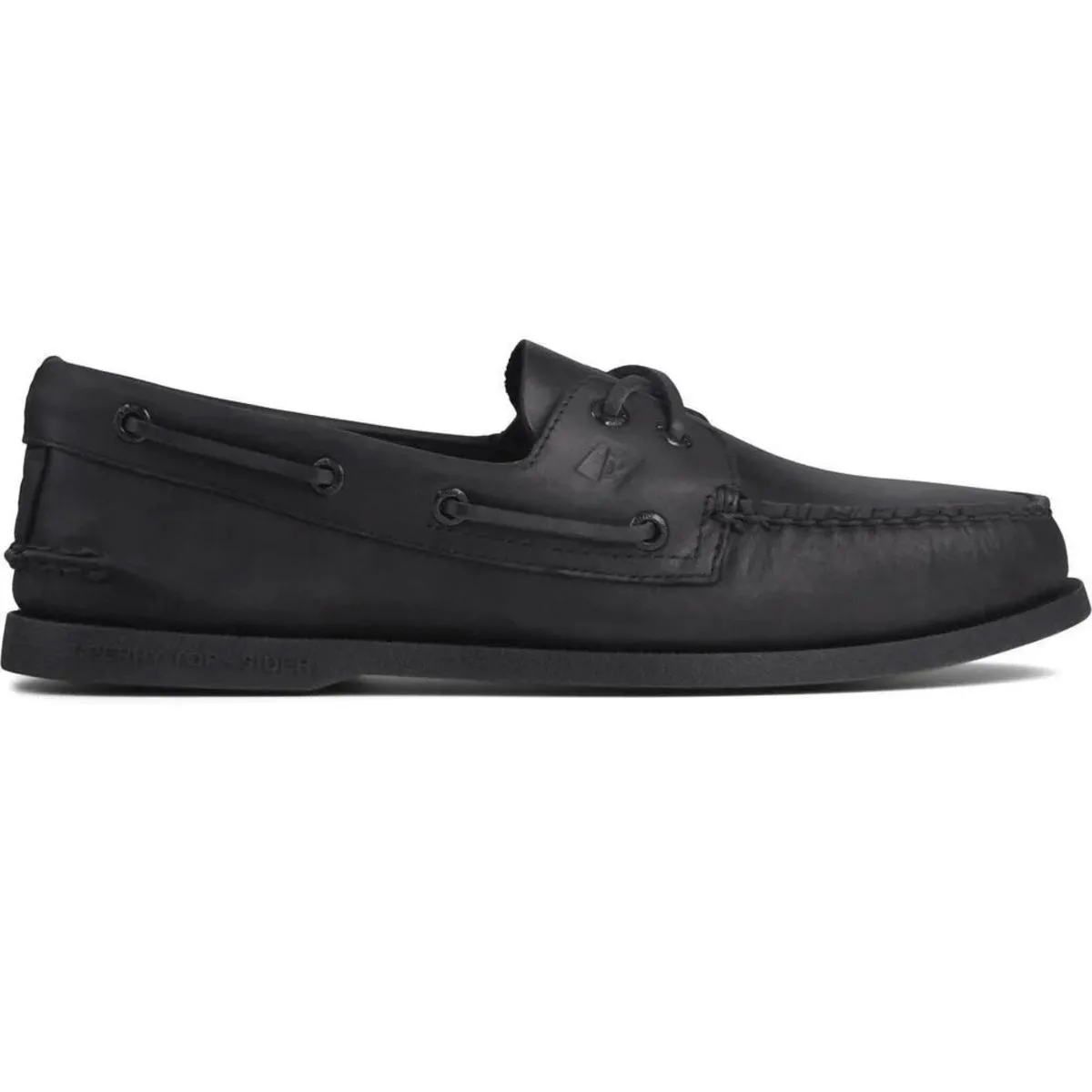 Sperry Authentic Original Leather Boat Shoe Black