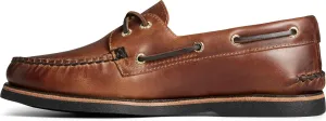 Sperry Mens Shoes Men's Gold Authentic Original 2-Eye Seasonal Boat Shoe, DK Burnish BRN, 11