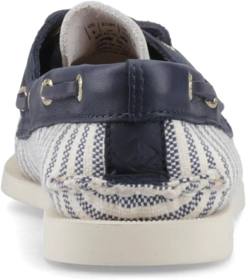Sperry Women's Female Authentic Original Boat Shoe, White, 2.5