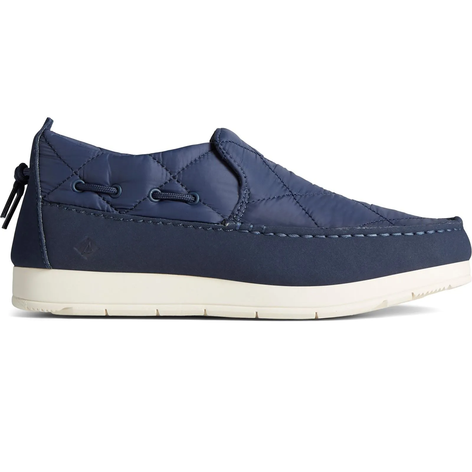 Sperry Women's Moc-Sider Nylon Slip On in Navy
