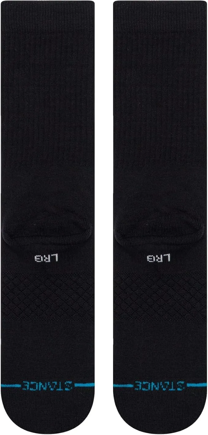 Stance Icon Classic Casual Crew Socks 3-Pack, Cotton Blend and Cushioning Arch Support