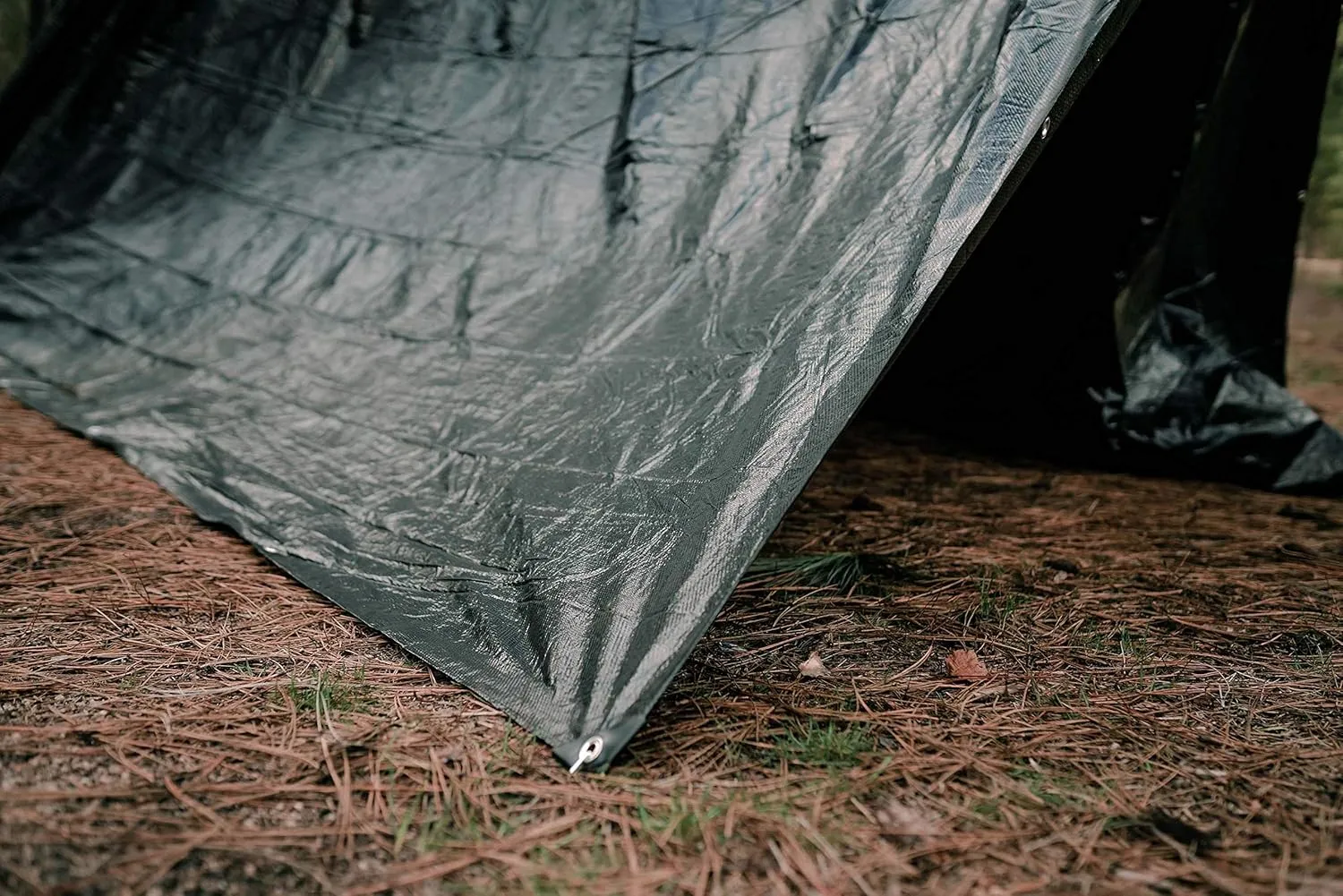 Stansport Medium-Duty Rip-Stop Tarp 10' x 12' - Dark Green - 2 Pack