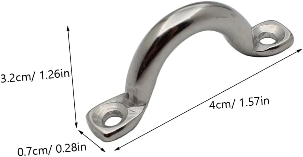 Staple Ring Hook Boat Accessories Holder Kayak Seat Boat Grab Handle Rowboat Plug Inflatable Kayak
