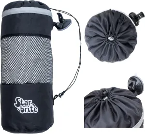 STAR BRITE Mesh Trash Bag with Locking Suction Cup & Litter Guard Cinch Tie - for Boats, RVs, Gold Carts, & Outdoor Adventures - Durable & Washable, 5 Gallon Capacity (52074)…