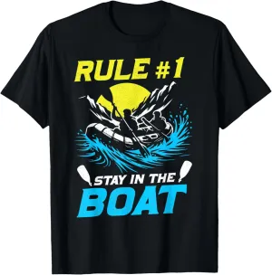 Stay In The Boat Rafting River Rafter Rowing Boat Lover T-Shirt