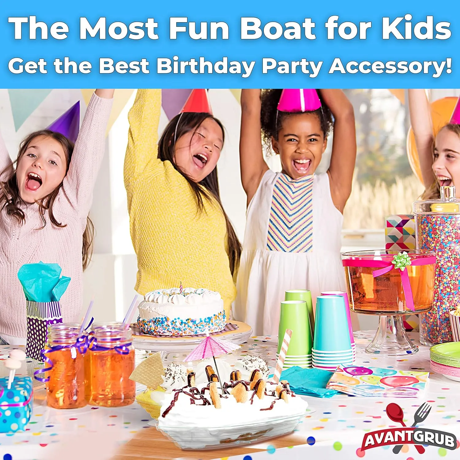 Super Fun, Recyclable Banana Split Boats 250 Pack. Best Long, 12 Oz Disposable Ice Cream Sundae Bowls. Perfect Plastic Sunday Cups for a Social or Kids Birthday Party. Great Clear Boat for Carnivals.