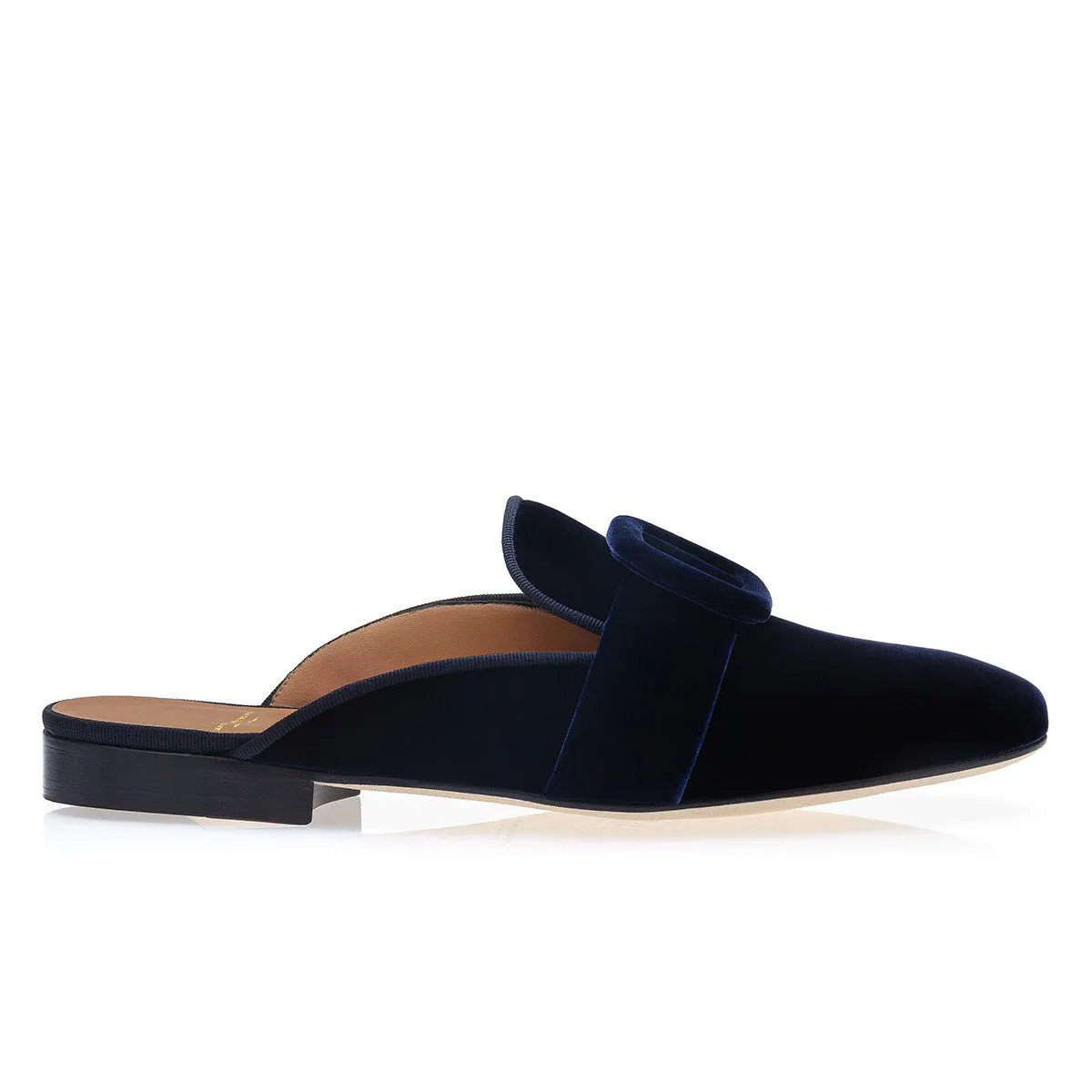 SUPERGLAMOUROUS Savoy Velour Men's Shoes Velvet Slip-On Mule (SPGM1344)