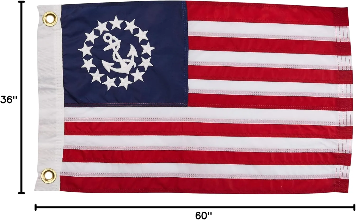 Taylor Made Products US Yacht Ensign Sewn Boat Flag