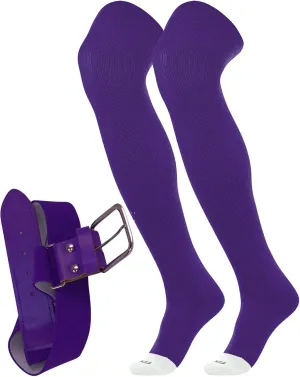 TCK Baseball Belt and Socks Combo Over the Knee - Youth and Adult Sizes Prosport