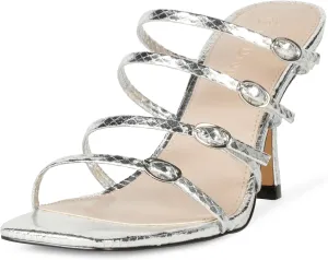 The Drop Women's Naomi Strappy Buckle Heeled Sandal