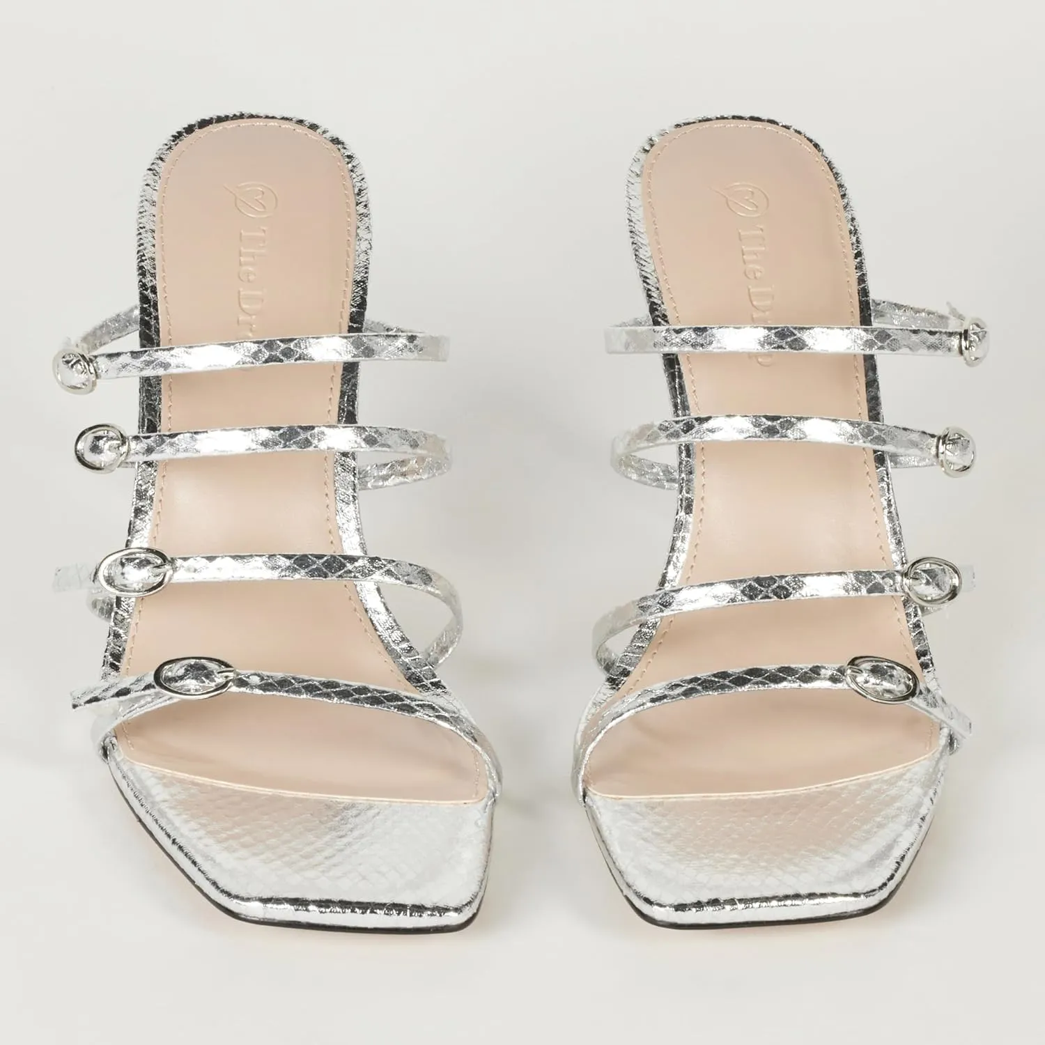 The Drop Women's Naomi Strappy Buckle Heeled Sandal