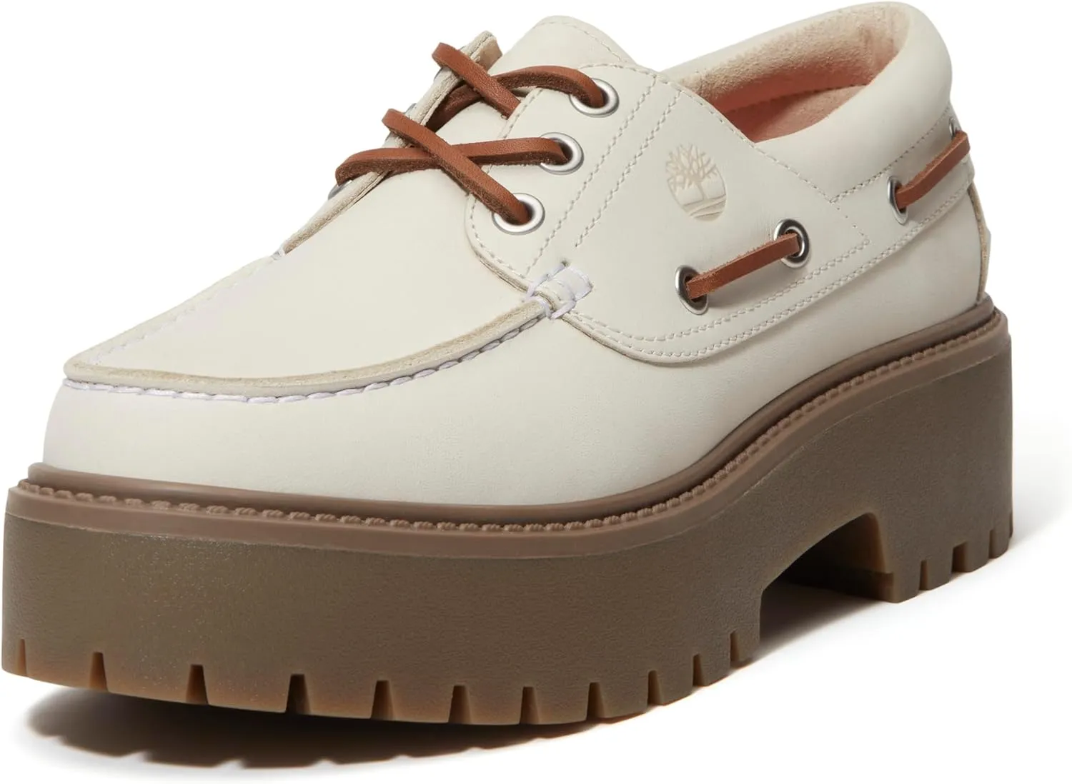 Timberland Women's Stone Street Platform Boat Shoe