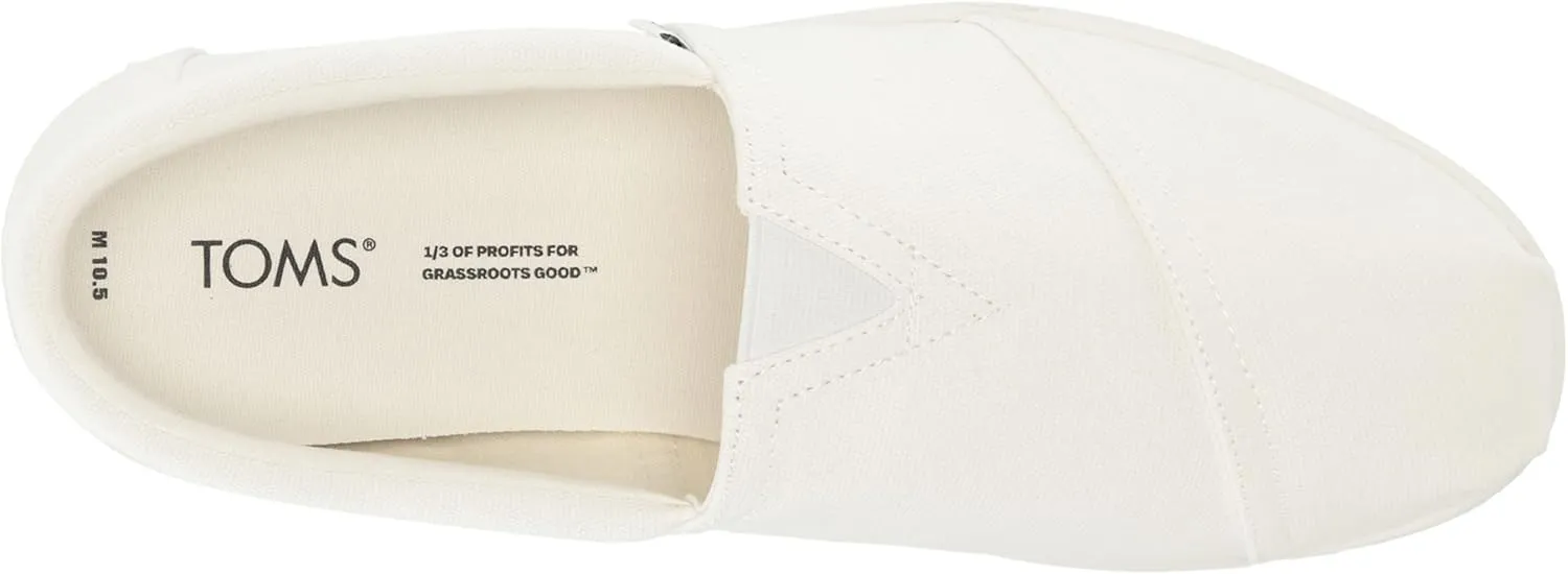 TOMS Men's Alpargata Recycled Cotton Canvas Loafer