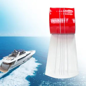 TONGMO Keel Guard Self-Adhesive Shield Keel Guard for Protecting Fiberglass and Specific Aluminum Boats from Rocks, Oyster Beds, and Scratches-5 Inche Wide (White 6FT for Boat Up to 18FT)