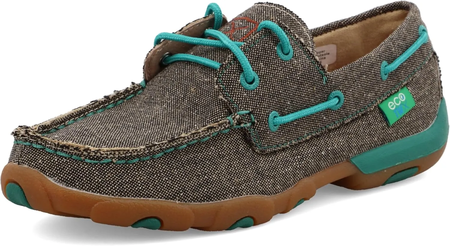 Twisted X Women's Boat Shoe Driving Moc, Moc Toe