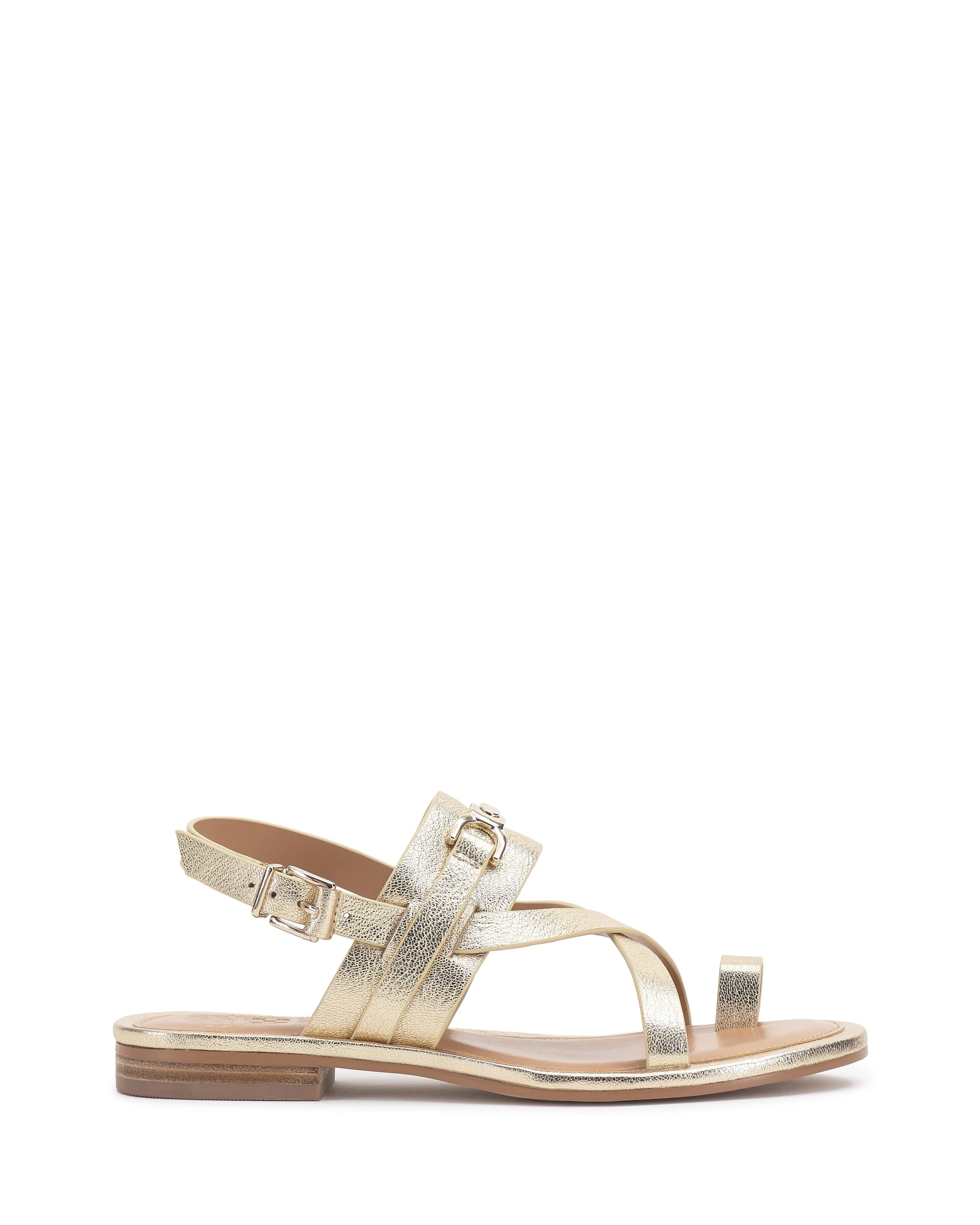 Vince Camuto Women's Lenni Egyptian Gold/Soft Goat Metall M