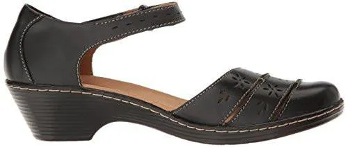 Wendy Leehi Heeled Sandal Black Leather 65 M Us