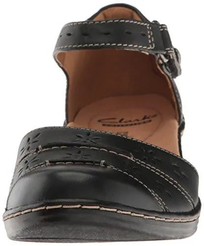 Wendy Leehi Heeled Sandal Black Leather 65 M Us