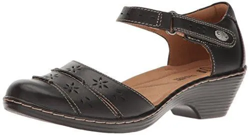 Wendy Leehi Heeled Sandal Black Leather 65 M Us