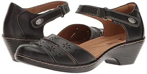 Wendy Leehi Heeled Sandal Black Leather 65 M Us