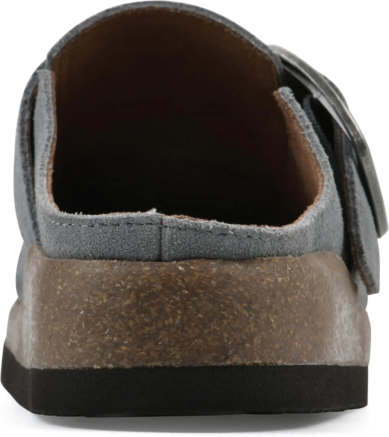 WHITE MOUNTAIN Women's Bayberry Buckle Signature Comfort-Molded Footbed Mule