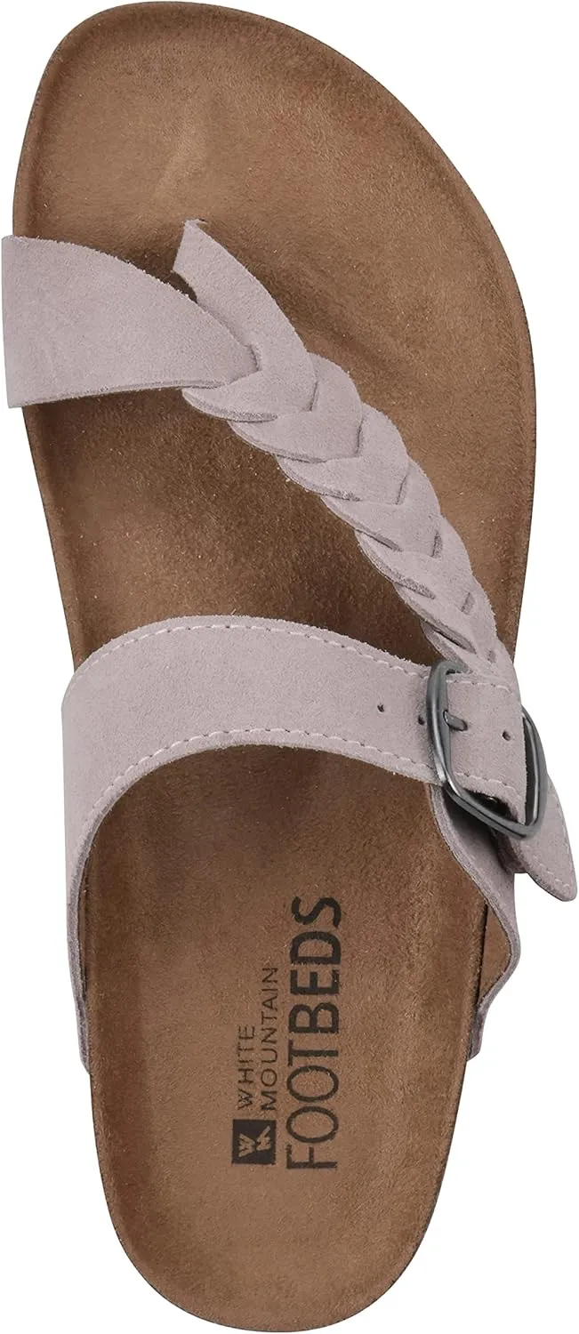 WHITE MOUNTAIN Women's Happier Footbed Sandal