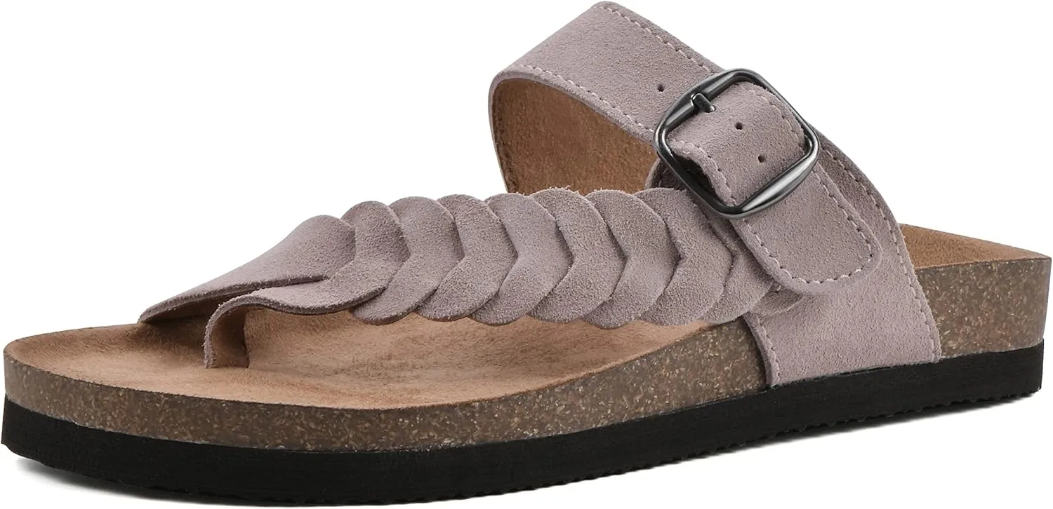 WHITE MOUNTAIN Women's Happier Footbed Sandal