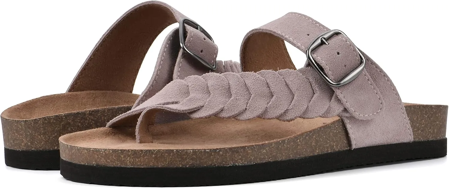 WHITE MOUNTAIN Women's Happier Footbed Sandal
