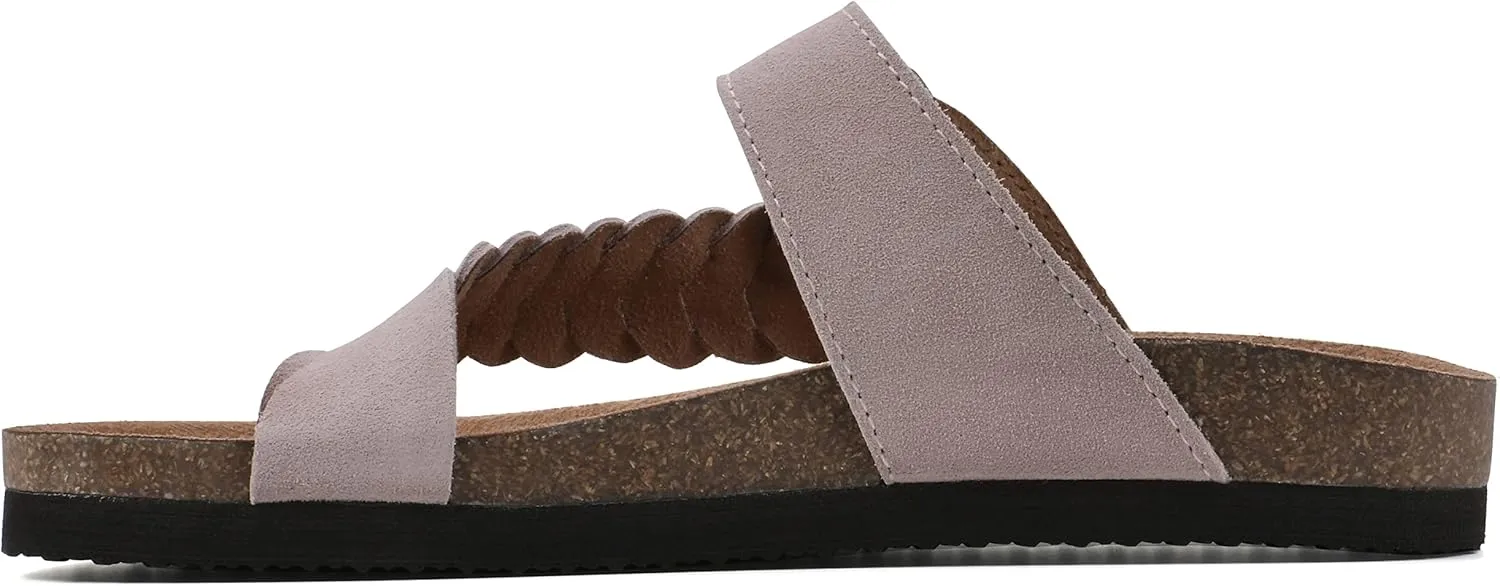 WHITE MOUNTAIN Women's Happier Footbed Sandal