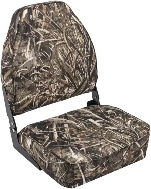 Wise 8WD617PLS Series Camo High Back Boat Seat