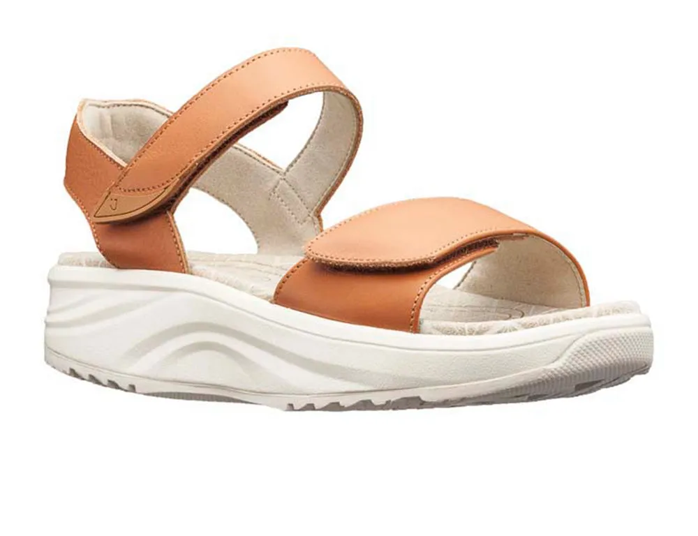 Womens Active Adjustable Flores Light Brown Sandals