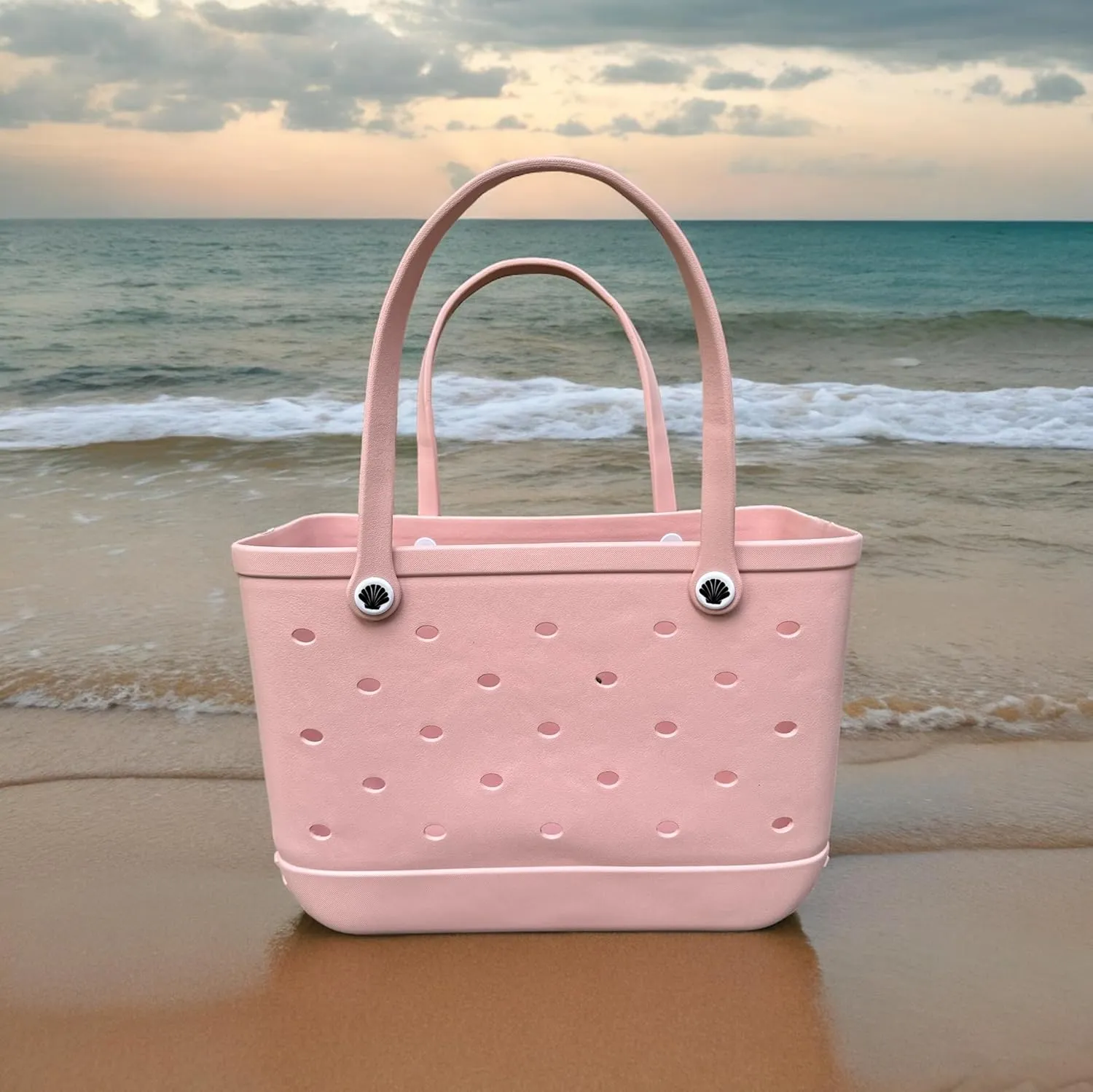 X Large Beach Bag Tote| Durable Lightweight Waterproof Washable Open Tote Bag for Beach, Pool, Boat, Sports