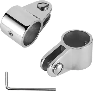 YANYUCB Bimini Top Jaw Slide Marine Stainless Steel 316 Heavy Duty Boat Bimini Canopy Fitting Hardware Tube Marine Boat, Yacht, with Set Screw