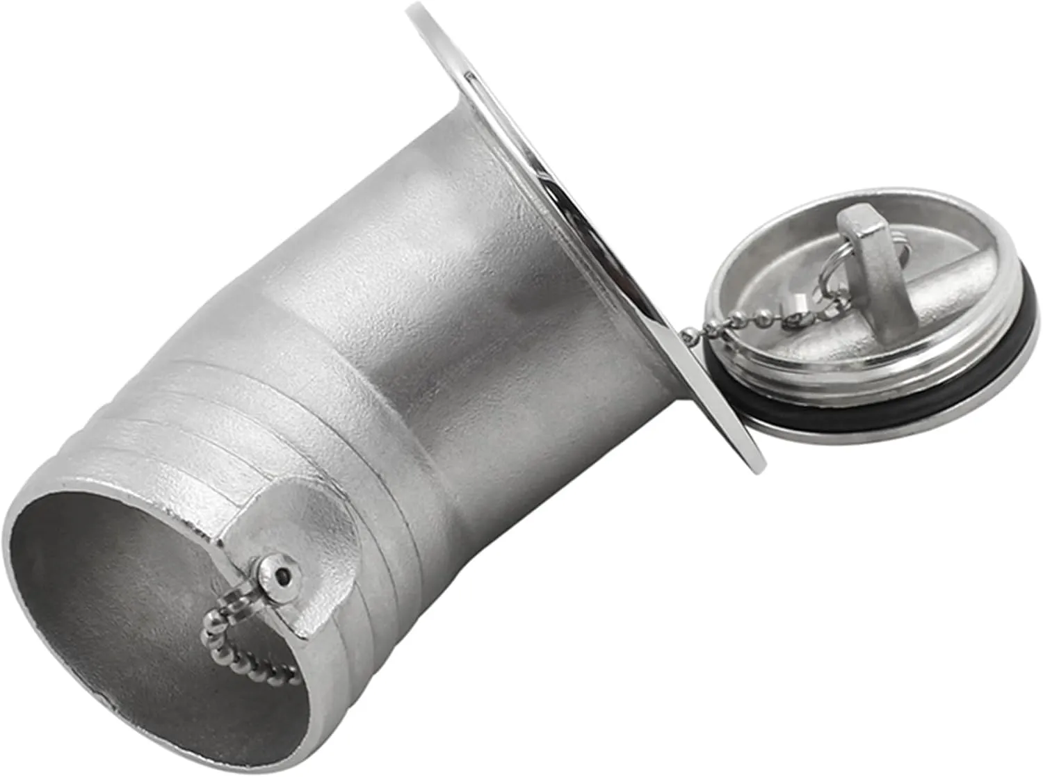 YANYUCB Boat Deck Fuel/Gas/Water/Diesel/Waste Filler with Keyless Cap(1-1/2 inch,2inch),316 Stainless Steel Boat Deck Hardware