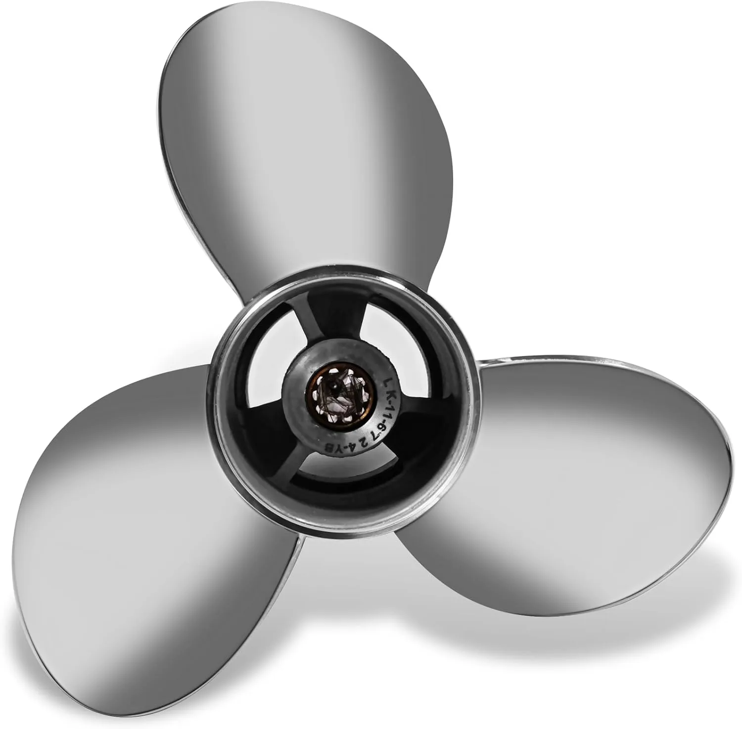 YOUNG PROPS OEM Upgrade Stainless Steel Outboard Boat Propeller for Yamaha Engines 20-30 HP 10 Tooth RH
